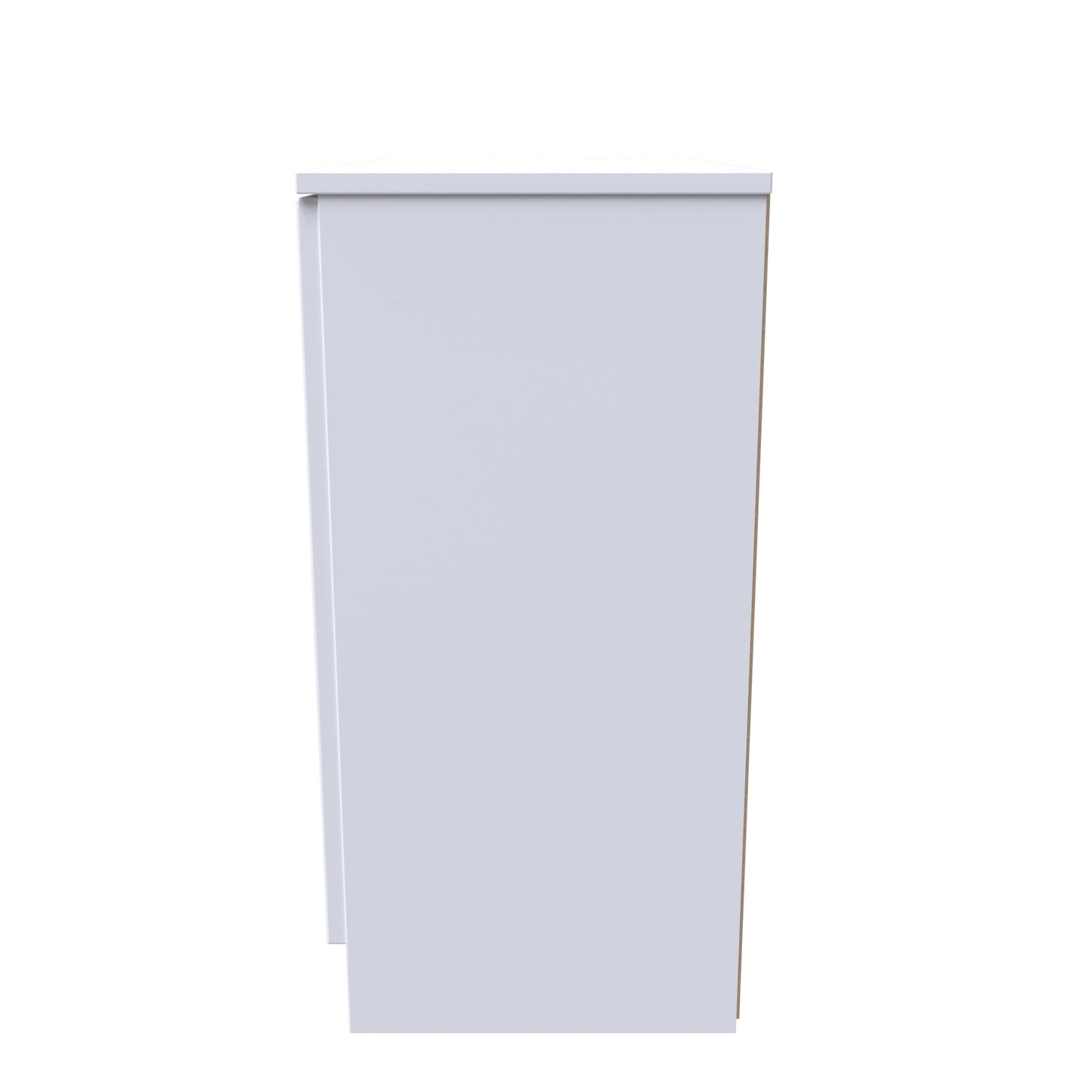 Worcester Cabinet Black & White 2 Doors 1 Shelf 74cm