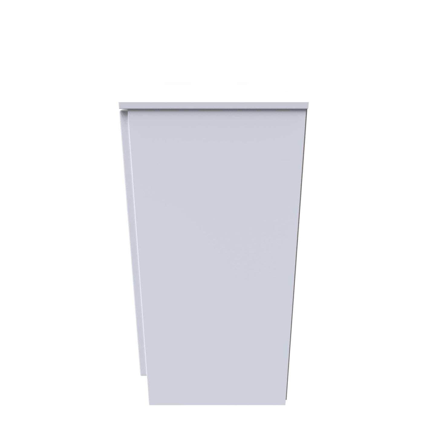 Worcester Cabinet Black & White 2 Doors 1 Shelf 74cm