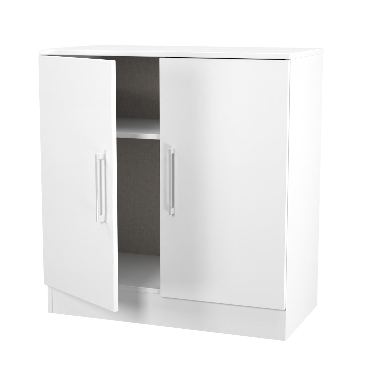 Worcester Cabinet White 2 Doors 1 Shelf 74cm