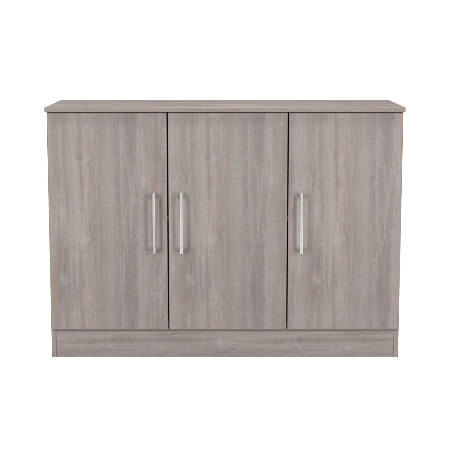 Worcester Large Sideboard Light Grey 3 Doors 1 Shelf 110cm