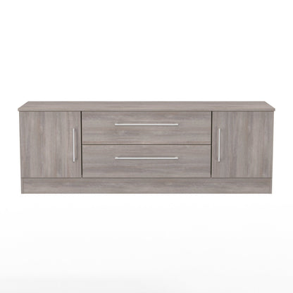 Worcester TV Unit Light Grey 2 Drawers 2 Doors 144cm