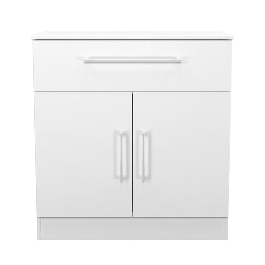 Worcester Sideboard White 2 Doors 1 Drawer 74cm