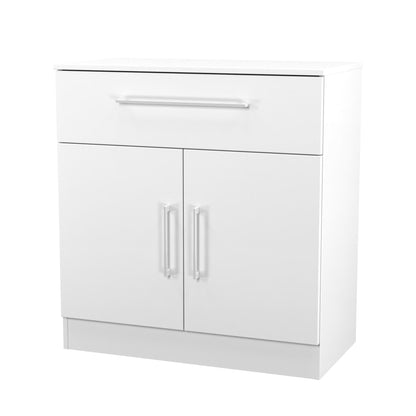 Worcester Sideboard White 2 Doors 1 Drawer 74cm