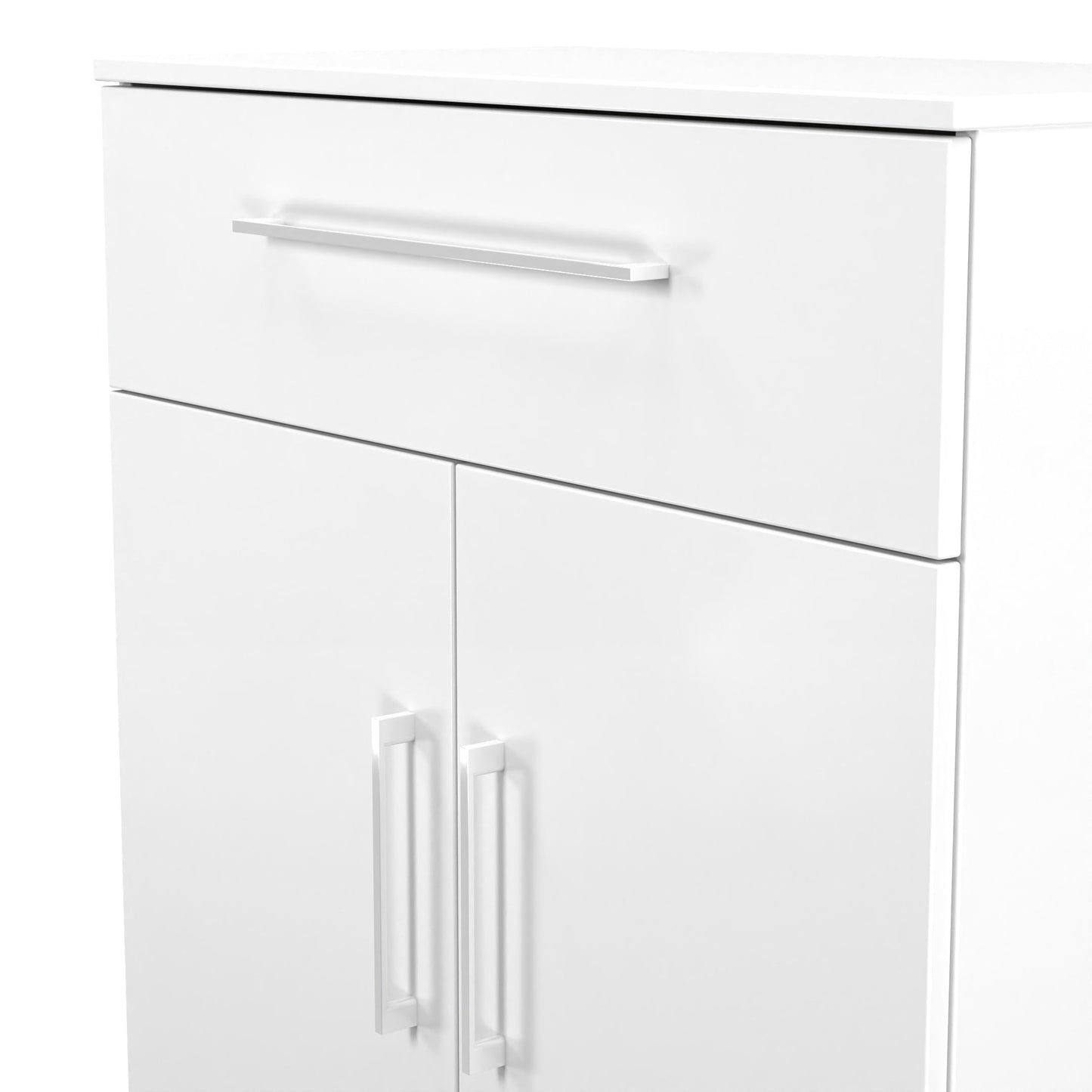 Worcester Sideboard White 2 Doors 1 Drawer 74cm