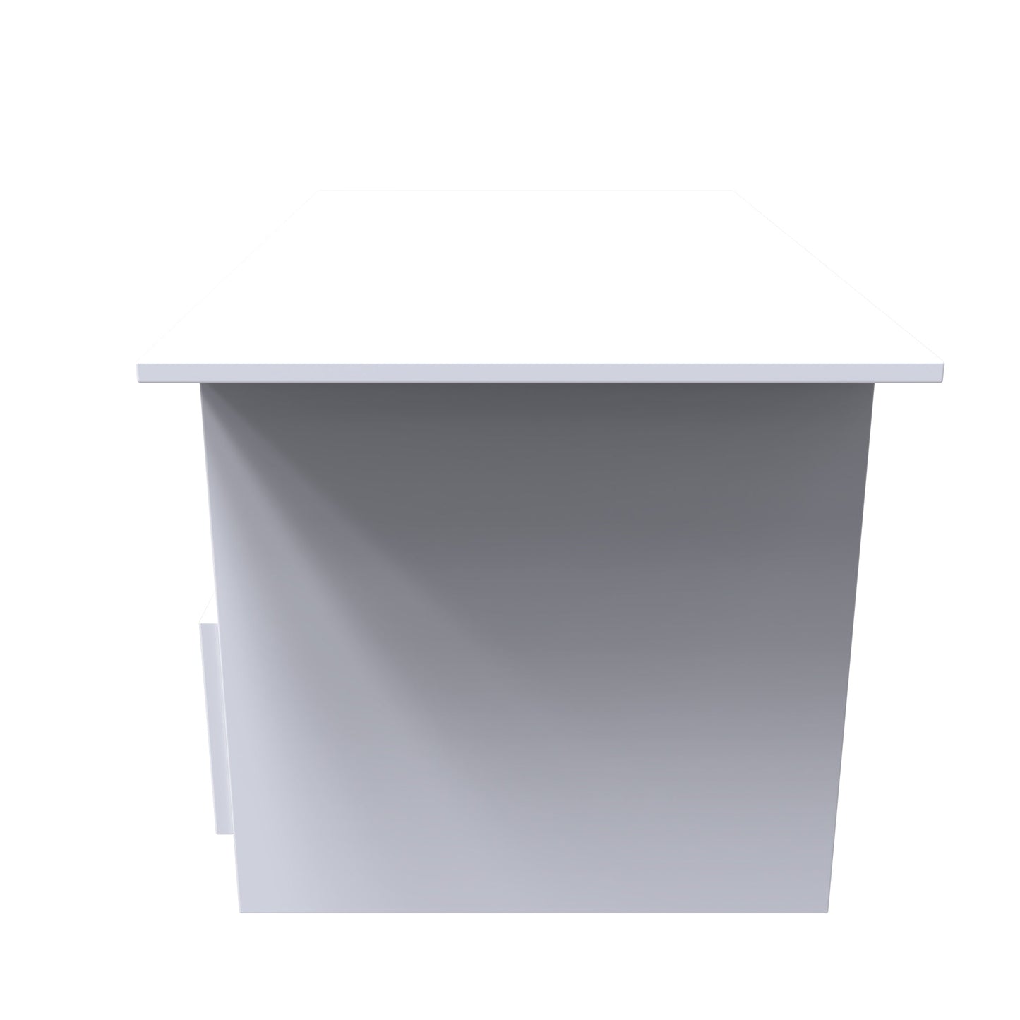 Worcester Coffee Table Black & White 1 Shelf 1 Drawer 93cm