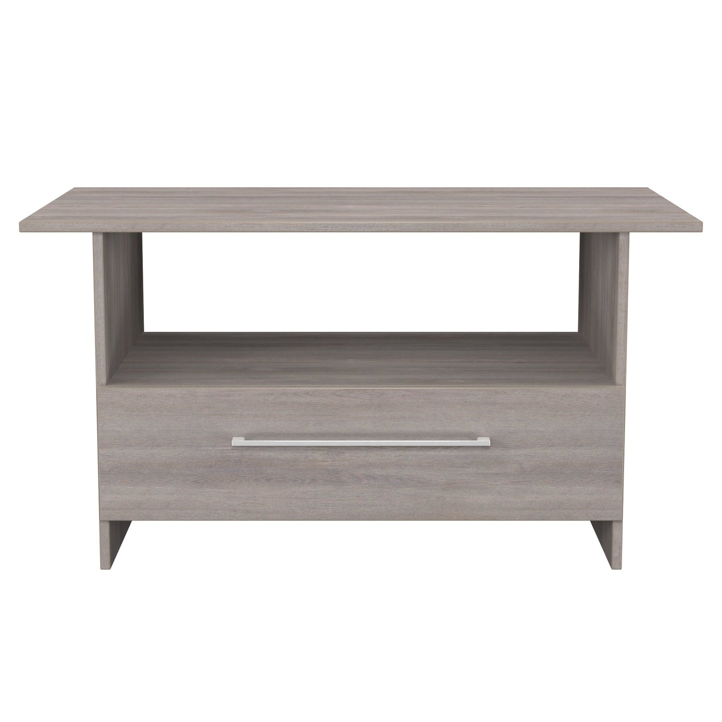 Worcester Coffee Table Light Grey 1 Shelf 1 Drawer 93cm