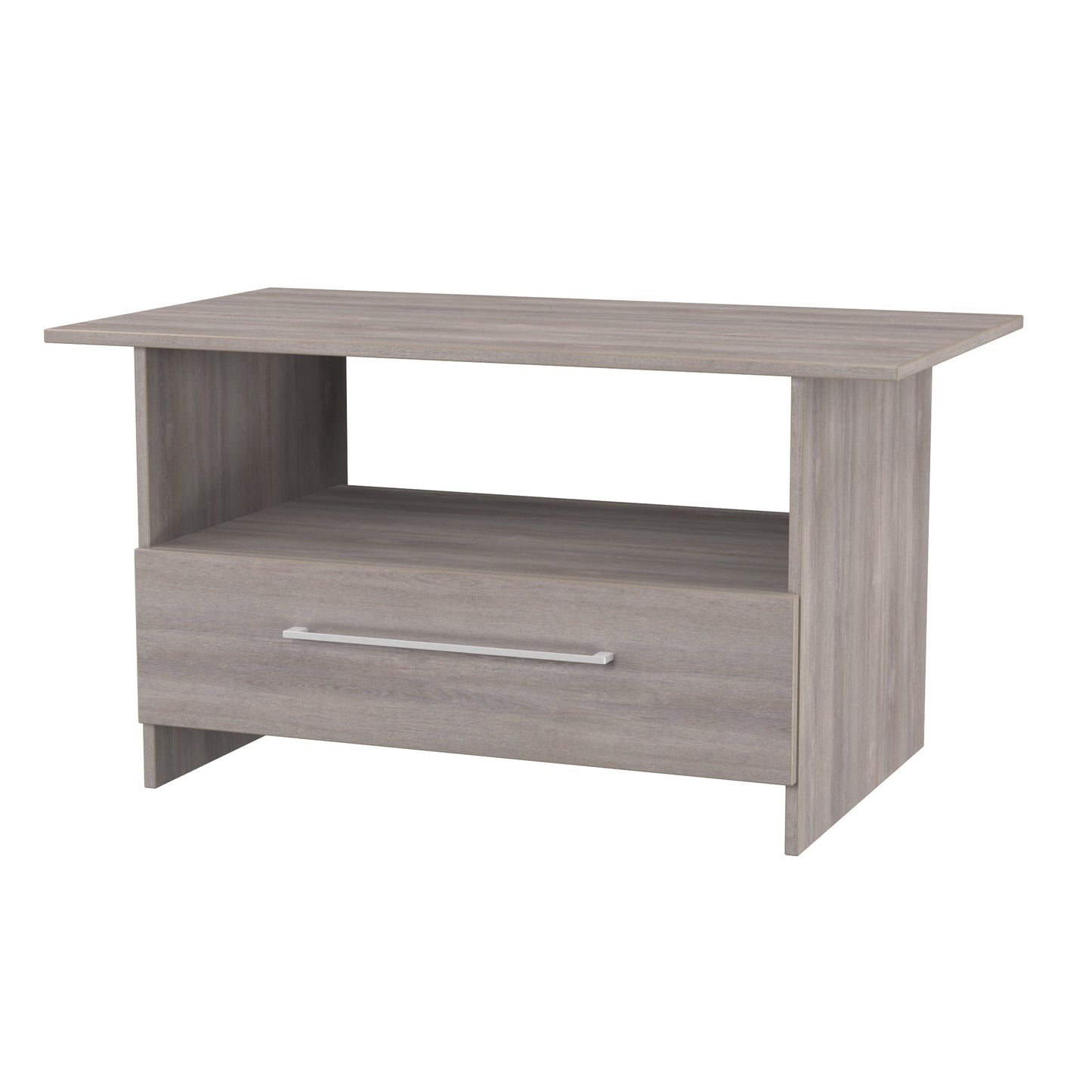 Worcester Coffee Table Light Grey 1 Shelf 1 Drawer 93cm