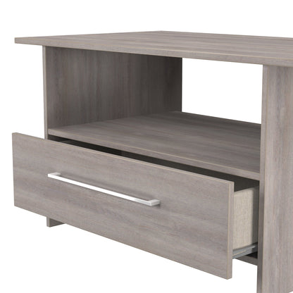 Worcester Coffee Table Light Grey 1 Shelf 1 Drawer 93cm