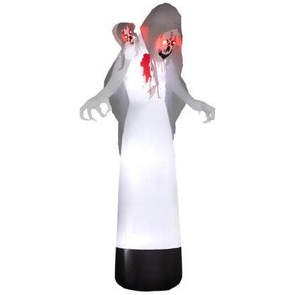 Three-Headed Ghost Inflatable Halloween Decoration - 270cm