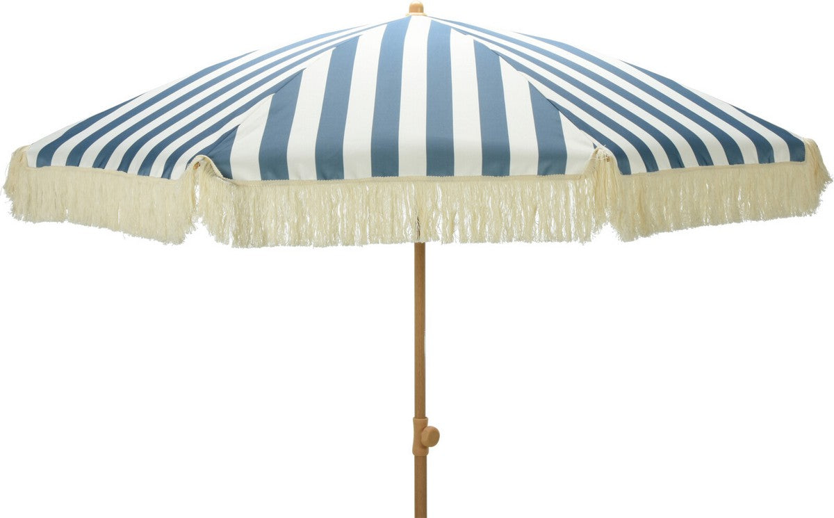 Garden Parasol Blue & White by Croft - 2M