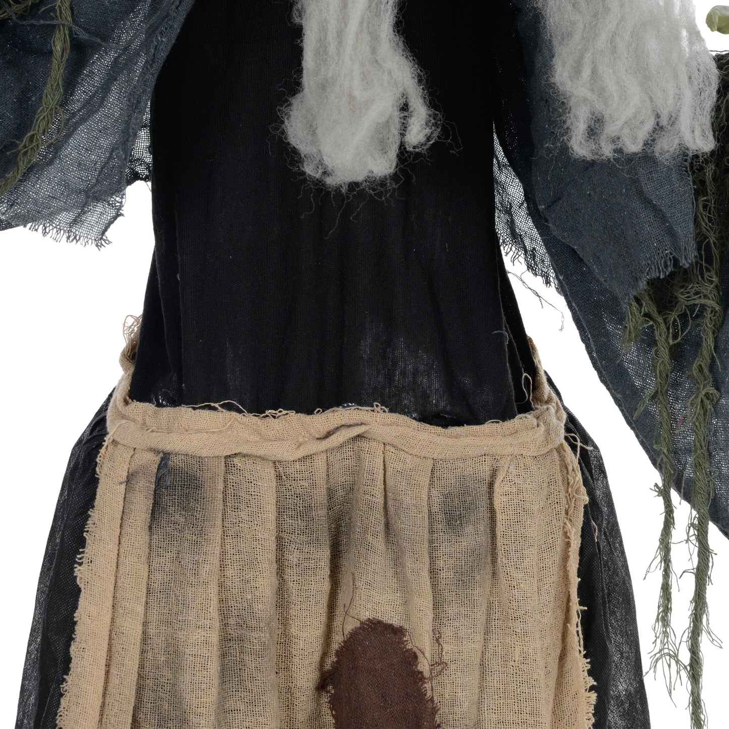 Animated Hunchback Witch Halloween Decoration - 160cm