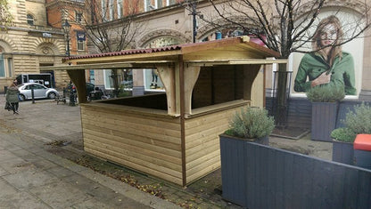 Triple Serving Hatch Event 3.3M wide x 3.3M Deep Chalet by Churnet Valley - XCH07