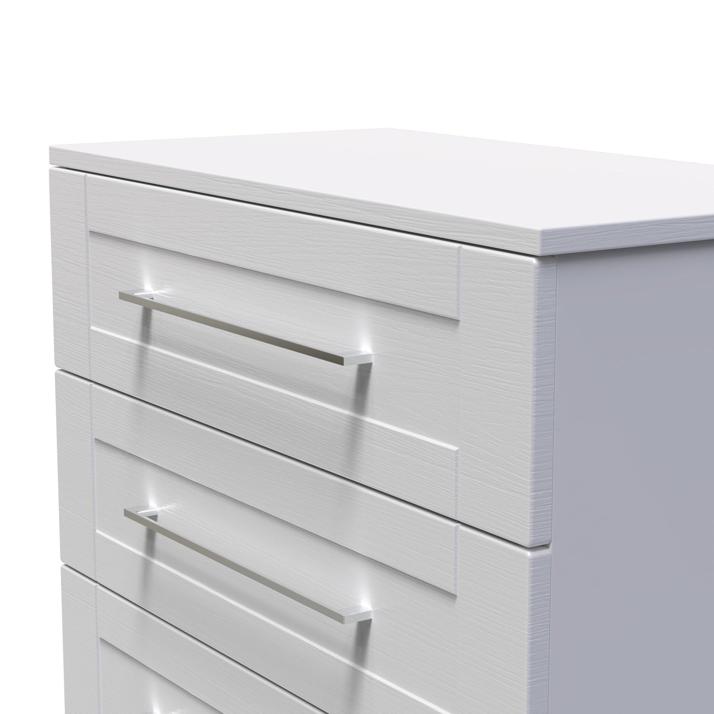York Chest of Drawers Grey 3 Drawers 74cm
