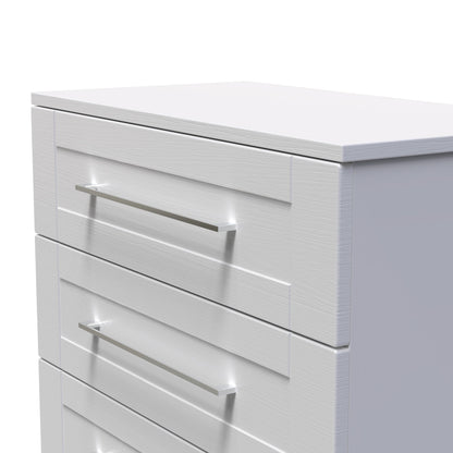 York Chest of Drawers Grey 3 Drawers 74cm