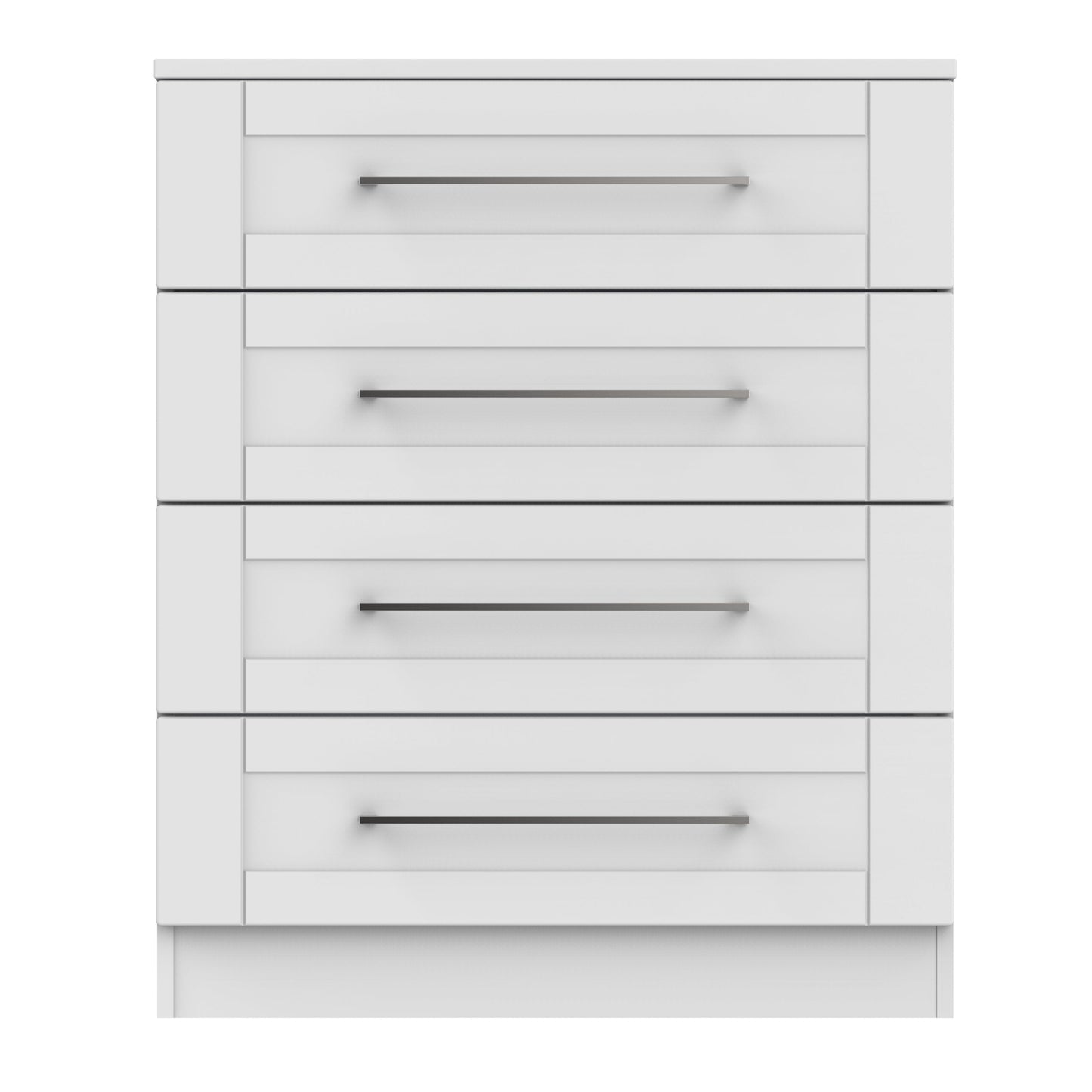 York Chest of Drawers Grey 4 Drawers 74cm