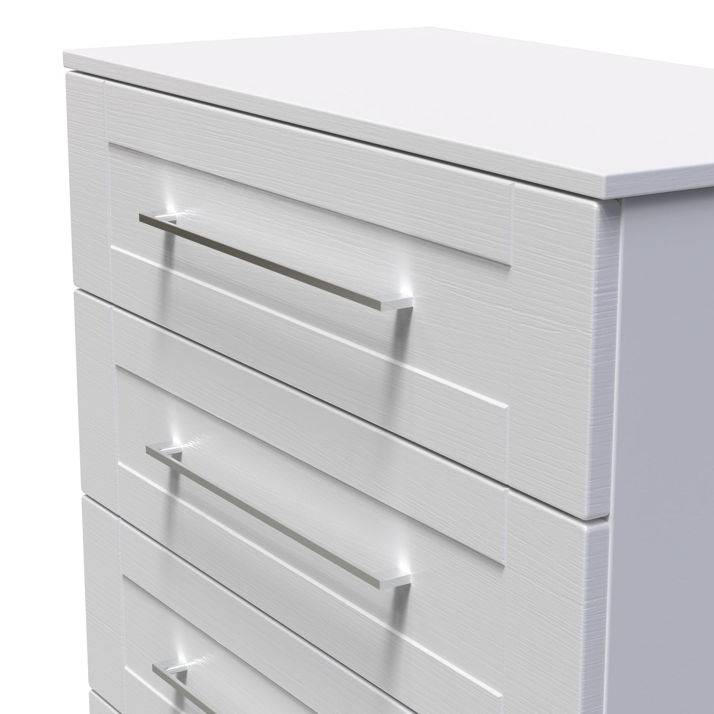 York Chest of Drawers Grey 4 Drawers 74cm