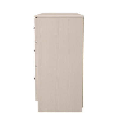 York Large Chest of Drawers Cream 6 Drawers 110cm