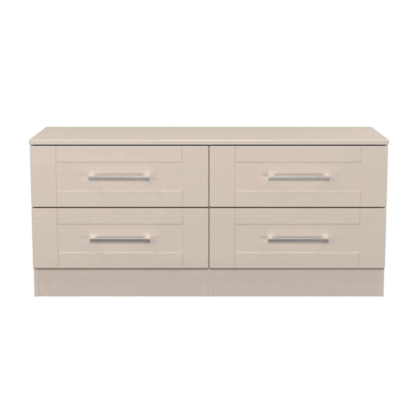 York Large Chest of Drawers Cream 4 Drawers 110cm
