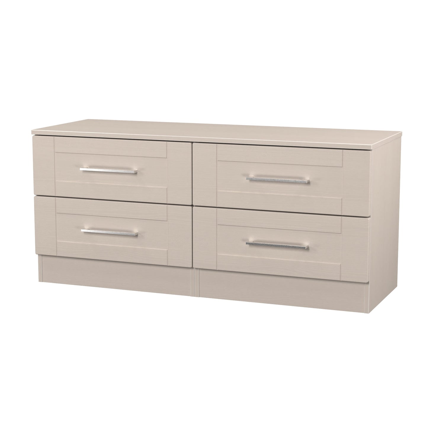 York Large Chest of Drawers Cream 4 Drawers 110cm