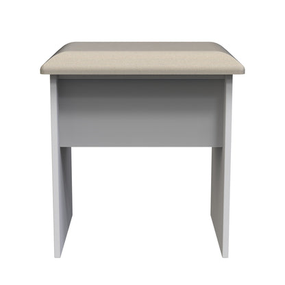 York Dressing Stool Grey 48cm