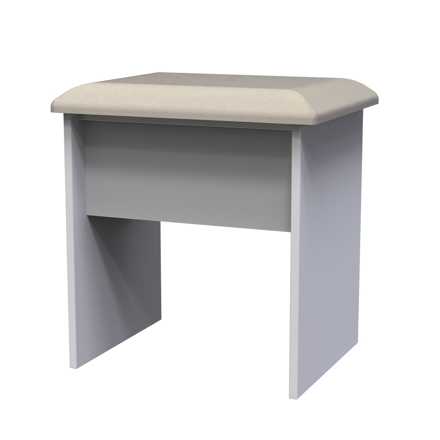 York Dressing Stool Grey 48cm