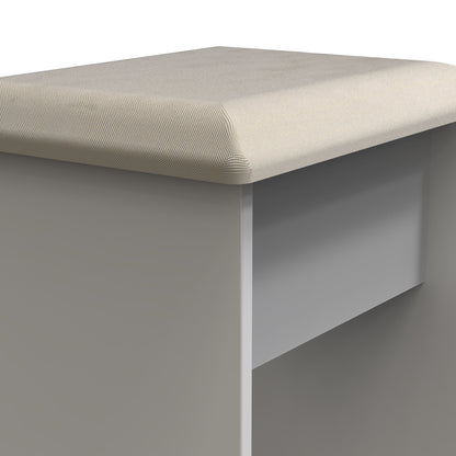 York Dressing Stool Grey 48cm