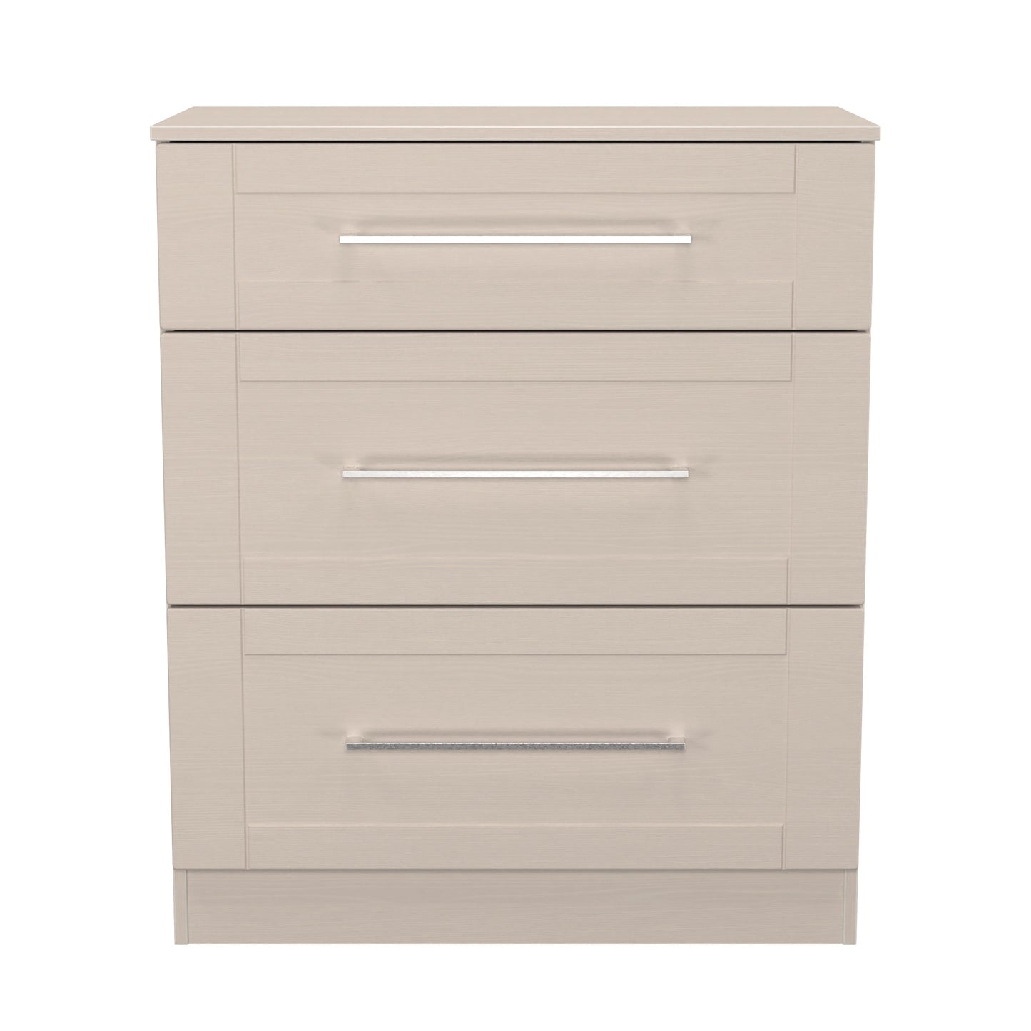 York Chest of Drawers Cream 3 Drawers 39cm