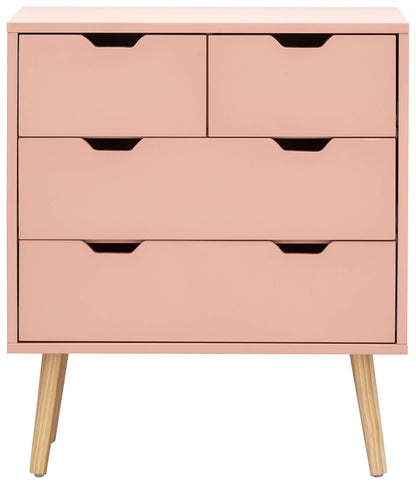 Nyborg Chest of Drawers Pink 4 Drawers