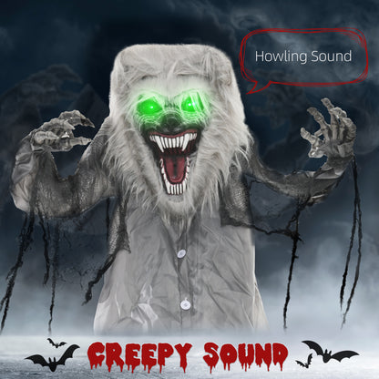 Animated Werewolf Halloween Decoration - 210cm