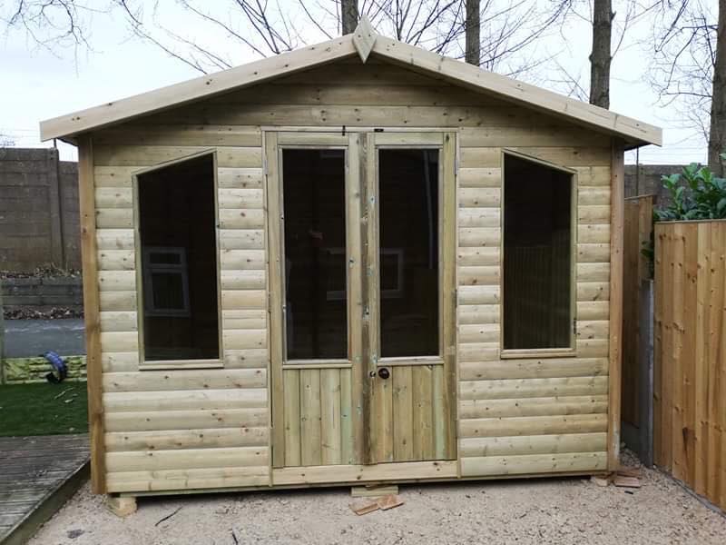 Chatsworth Garden Summerhouse 8FT Front x 8FT Deep by Churnet Valley - CHATS8X8