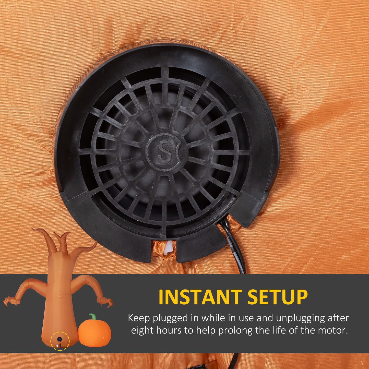 Haunted Tree Inflatable Halloween Decoration - 240cm