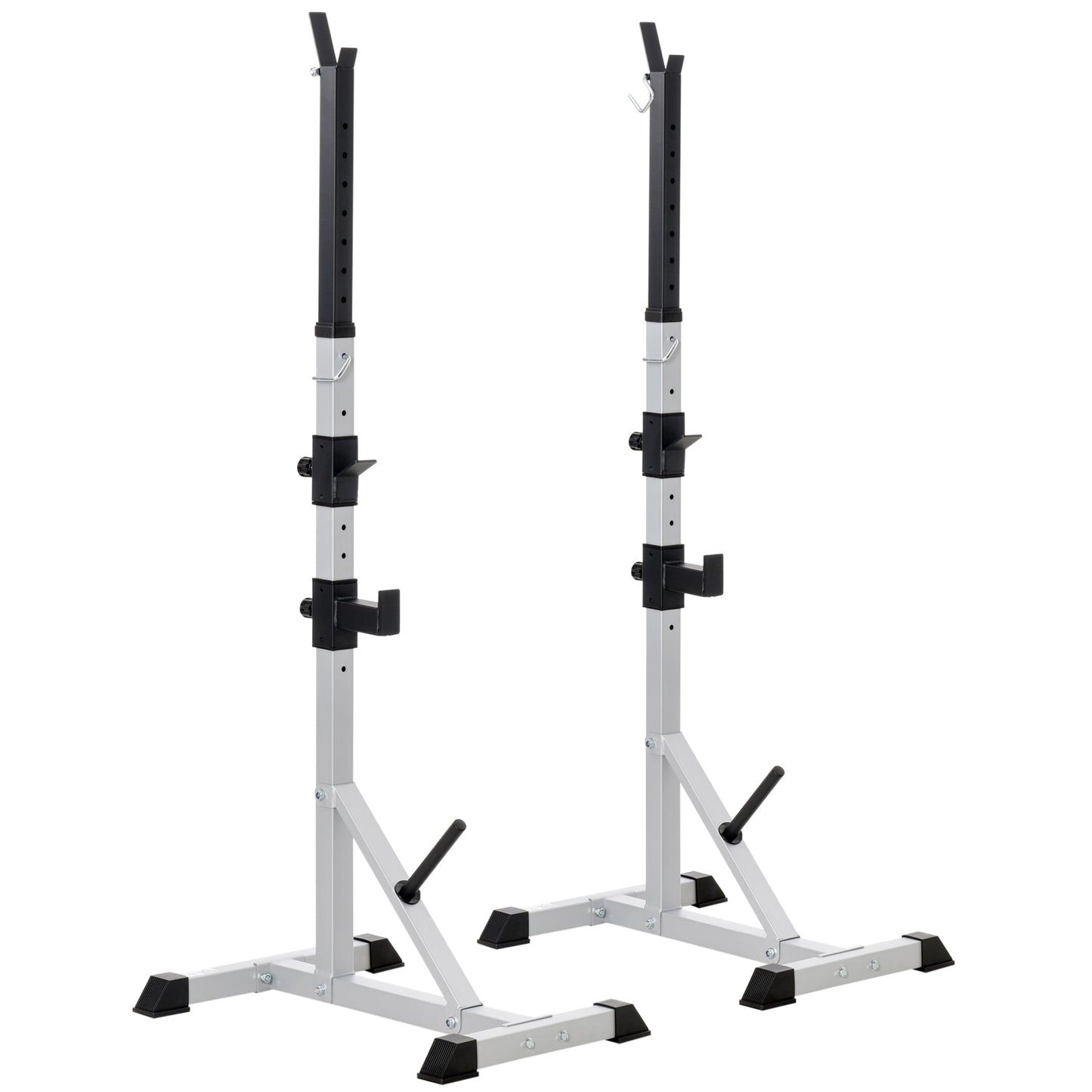 Weights Bar Barbell Rack Squat Stand Adjustable Portable Weight Lifting Suitable For Home Gym Training Work Out Primary Image