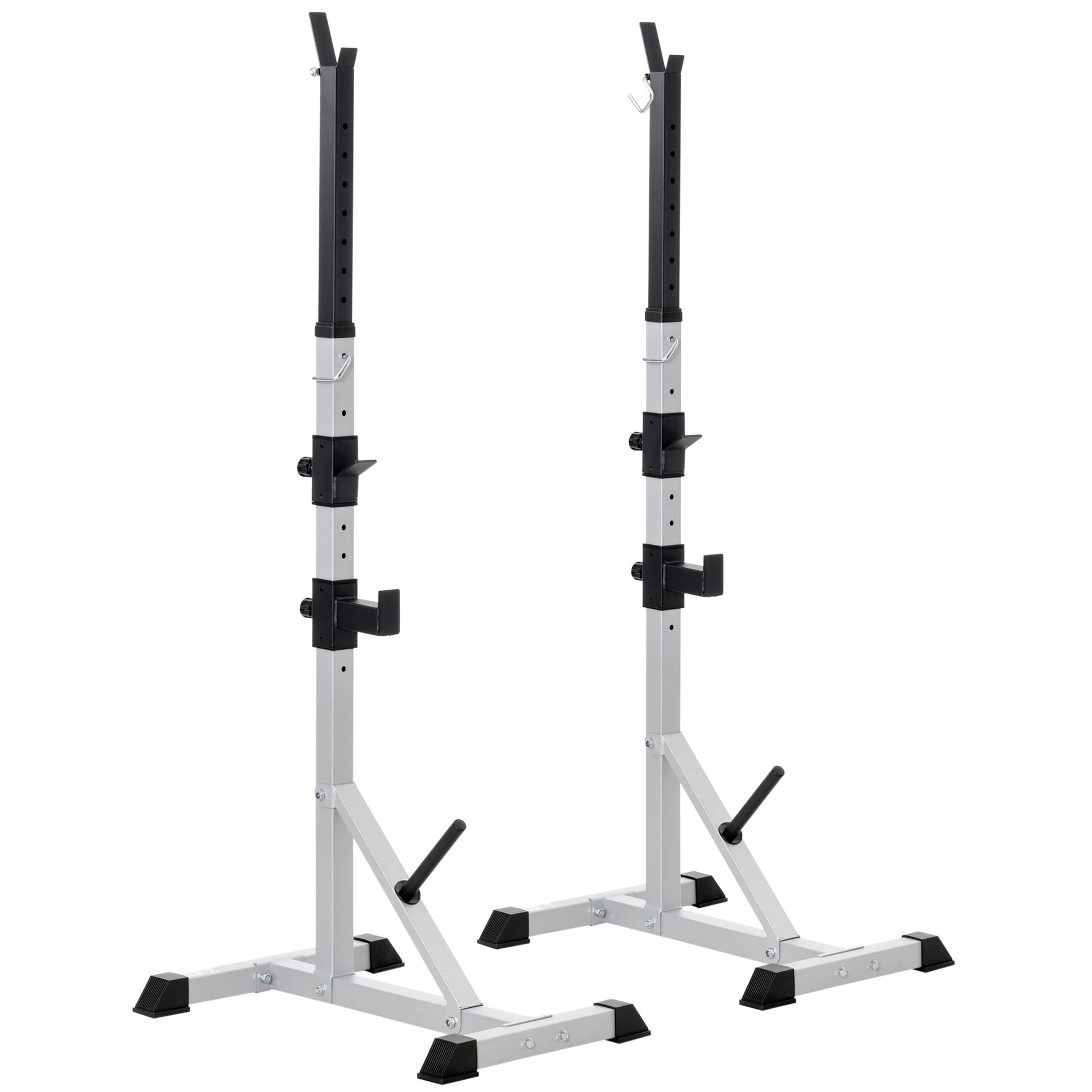 Weights Bar Barbell Rack Squat Stand Adjustable Portable Weight Lifting Suitable For Home Gym Training Work Out Primary Image