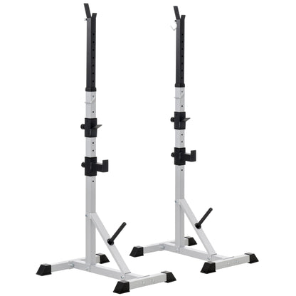 Weights Bar Barbell Rack Squat Stand Adjustable Portable Weight Lifting Suitable For Home Gym Training Work Out Primary Image