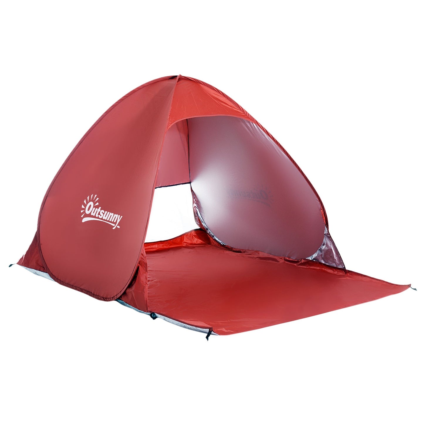 Pop-up Portable Beach Tent-Red Primary Image