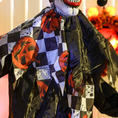 Animated Scary Clown Halloween Decoration - 183cm