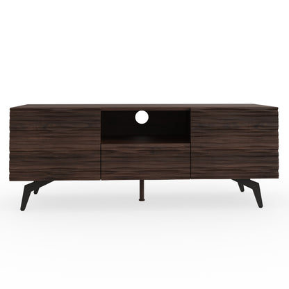 Bantham TV Unit Dark Walnut 1 Shelf 1 Drawer 2 Doors