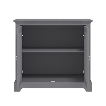 Honition Sideboard Grey 2 Doors 2 Shelves