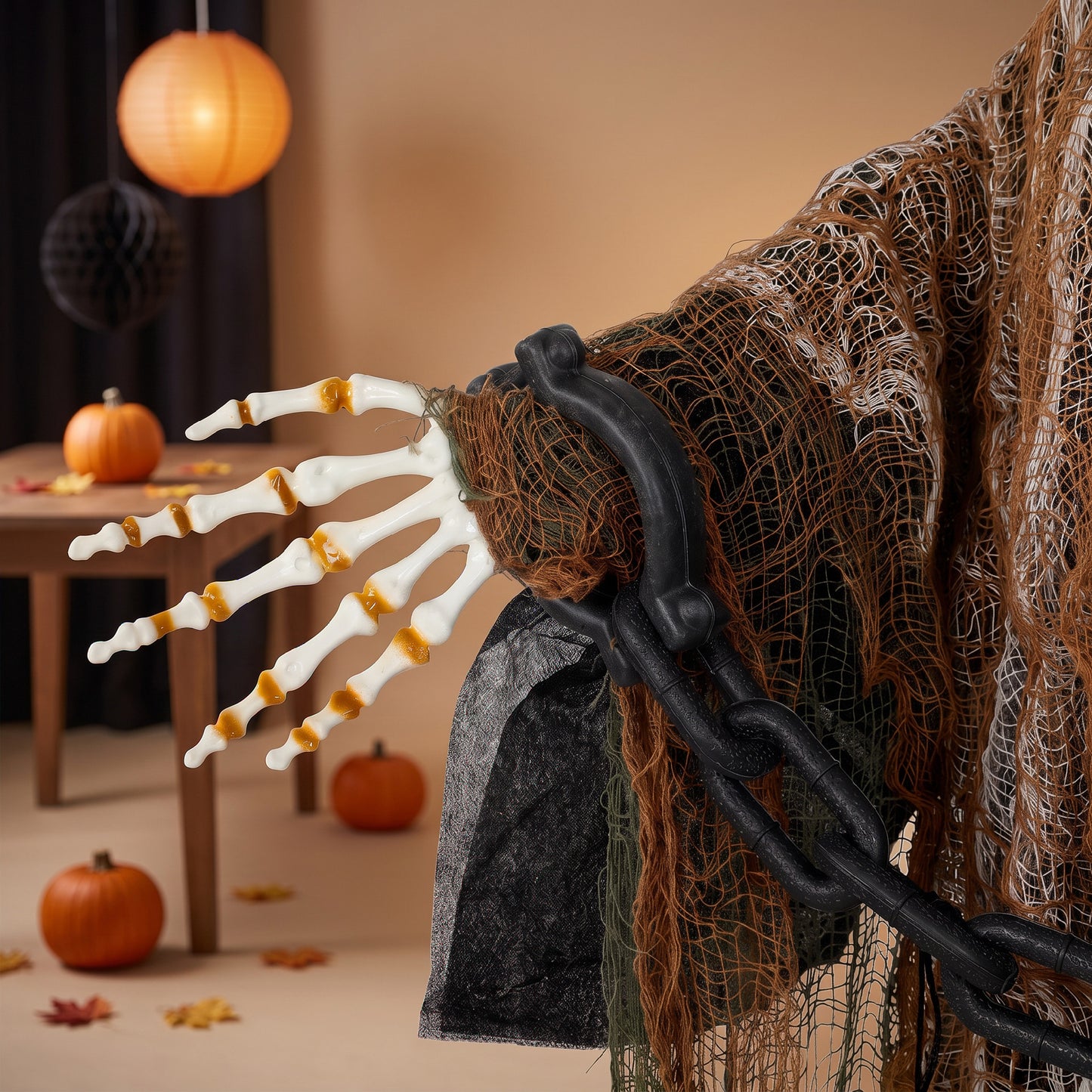 Animated Grim Reaper Halloween Decoration - 170cm