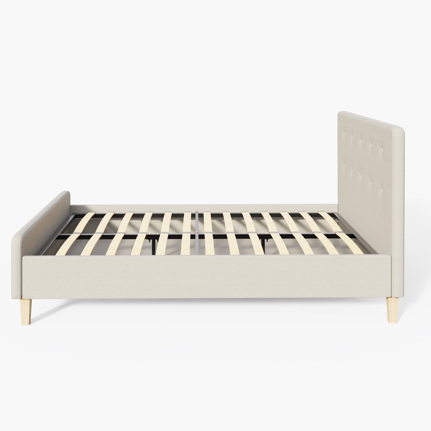 Ashbourne Double Bed Natural 5 x 7ft