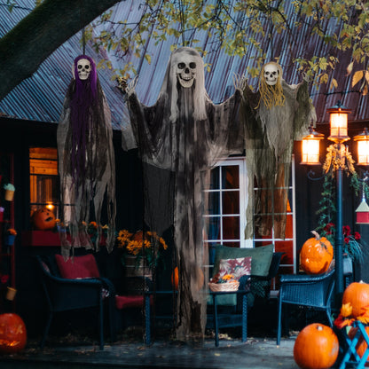 3 x Skeletons Halloween Decoration Primary Image
