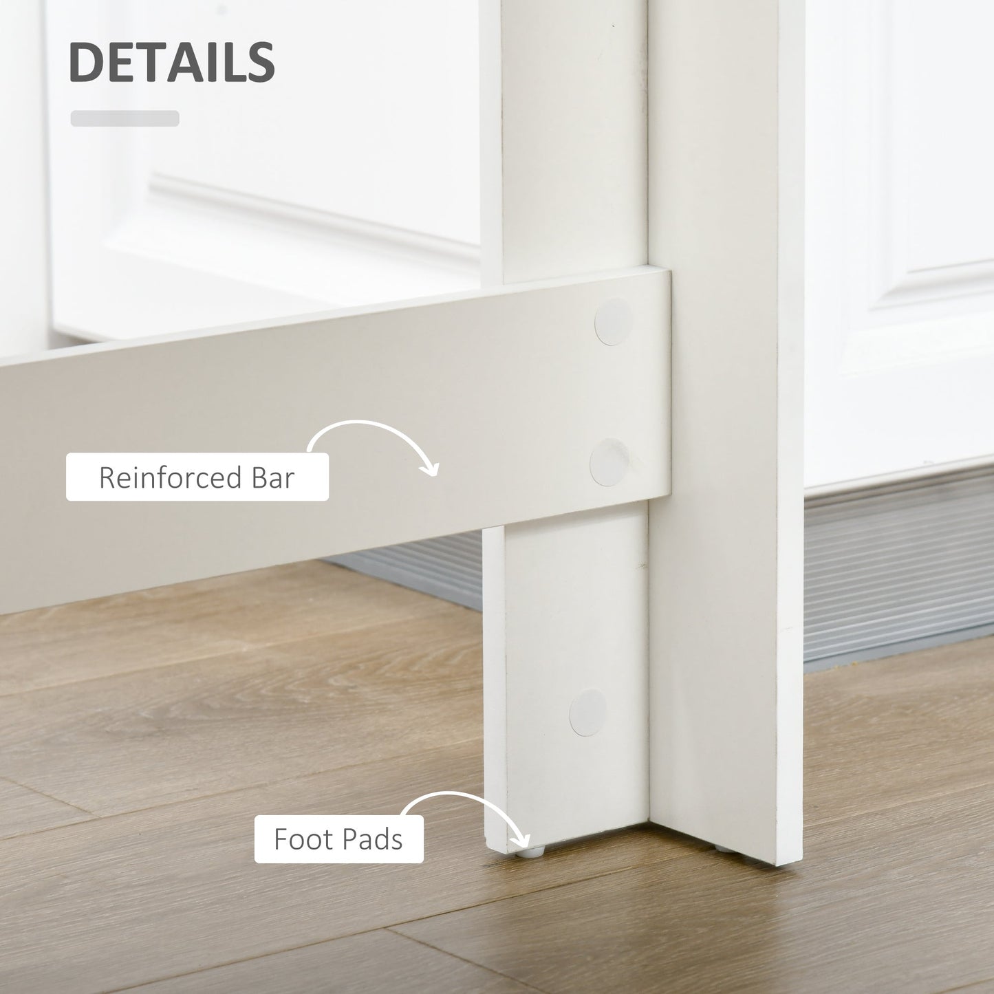 Bar Table Coffee Table Kitchen Dining Table with 4-Tier Storage Shelf for Kitchen