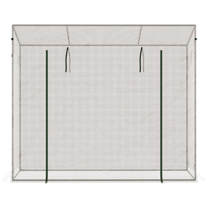Outsunny 200X76X168cm Walk-In Garden Greenhouse Patio Hot House