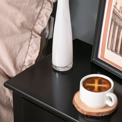 End Table?Sofa Side Table with Drawer X Bar Bottom Storage Shelf