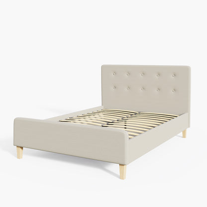 Ashbourne Double Bed Natural 5 x 7ft