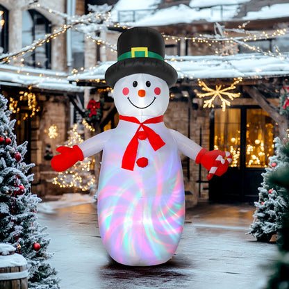 Snowman Inflatable Christmas Decoration - 240cm