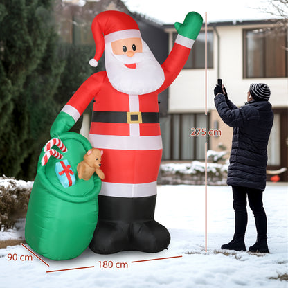 Santa Inflatable Christmas Decoration - 275cm