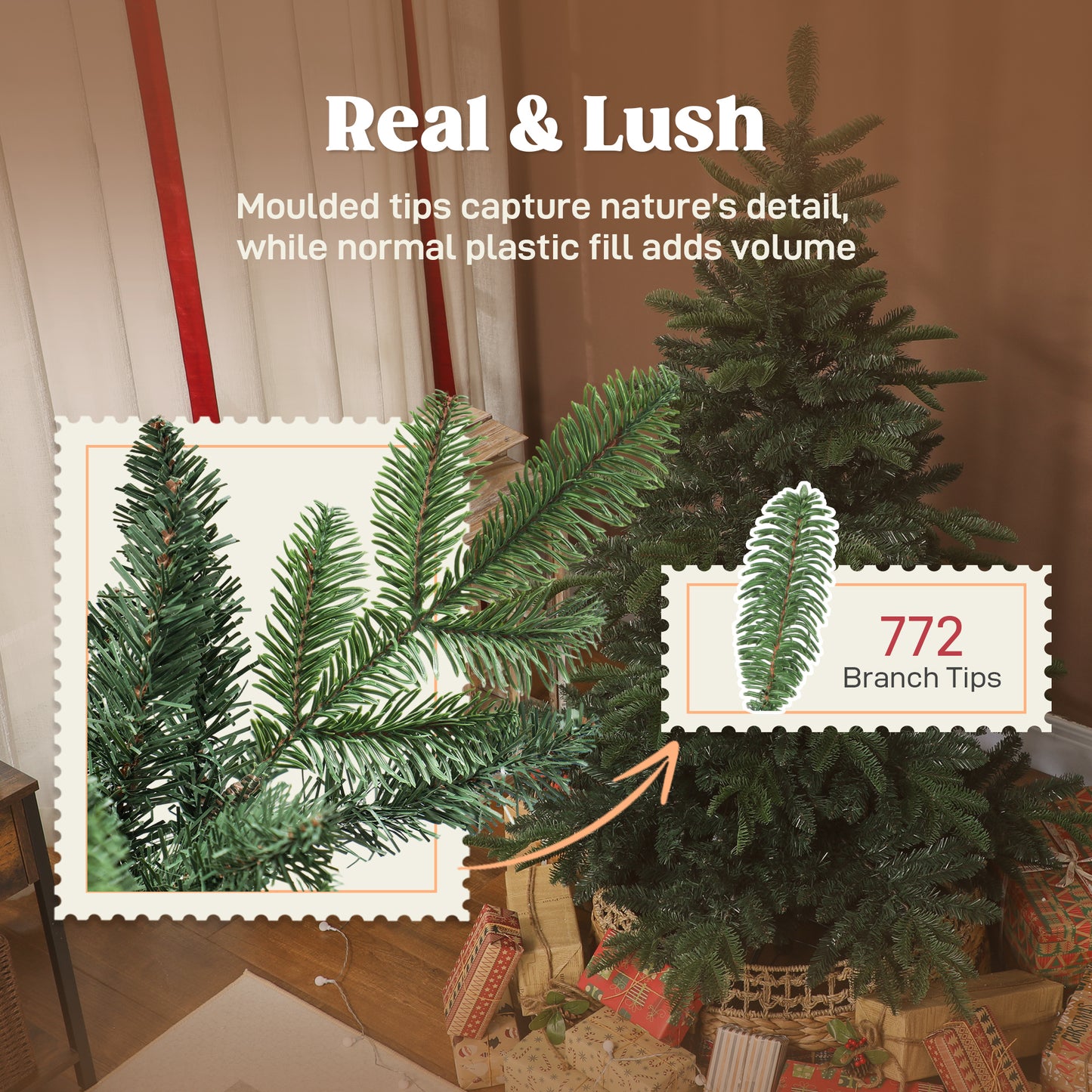 5ft Christmas Tree Artificial -  772 Tips