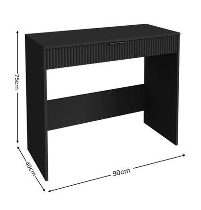 Rankin Desk Black 1 Drawer