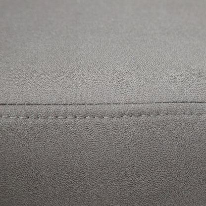 Footstool Foot Rest Small Seat Foot Rest Chair Grey Home Office with Legs 40 x 30 x 24cm